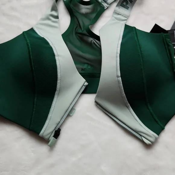 Adidas Activewear,  Gym, Workout, Ivy Park XS,Mesh, Support Bra w/ Front Zipper - Picture 6 of 8